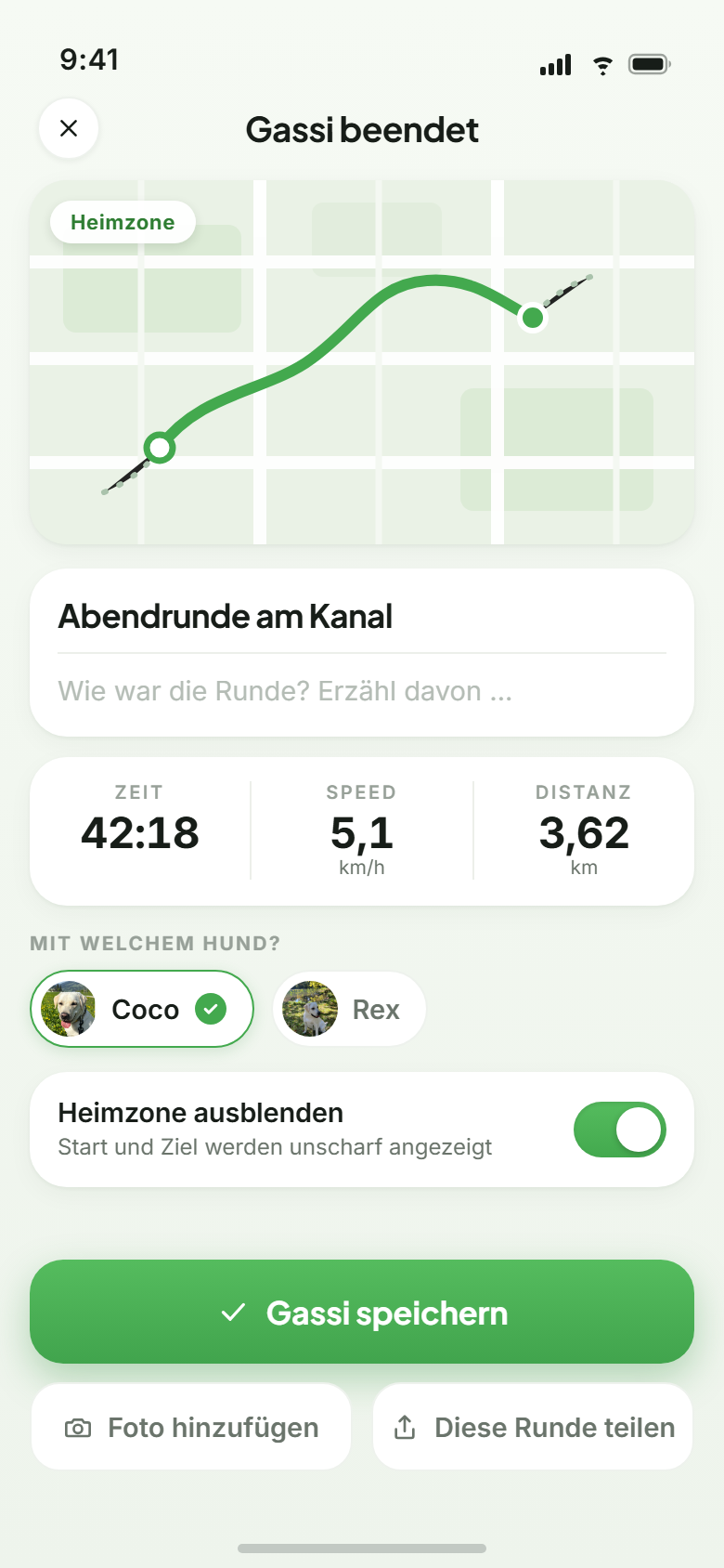 Barnaby Rundenabschluss: Zusammenfassung mit Route, Distanz, Zeit und Pace